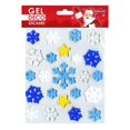 thumbnail image 1 of Christmas gel stickers for window - Snowflakes, 1 of 2
