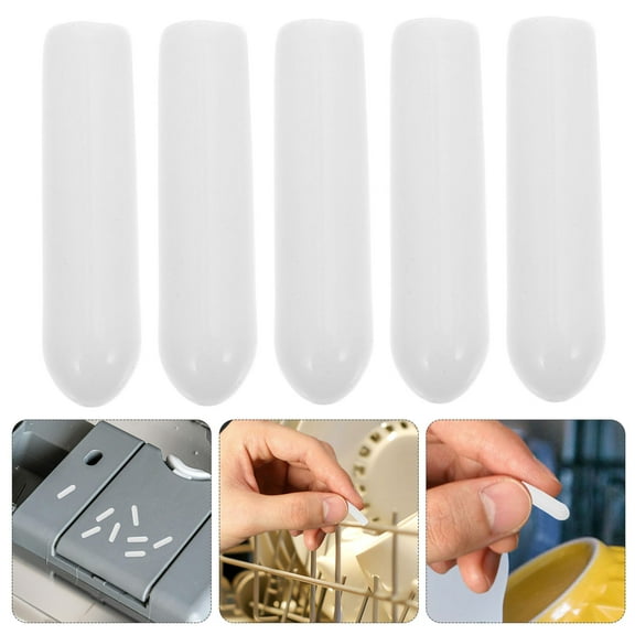 Milisten Dishwasher Shelf End Caps White Rubber Covers for Protecting Wire Racks and Prongs