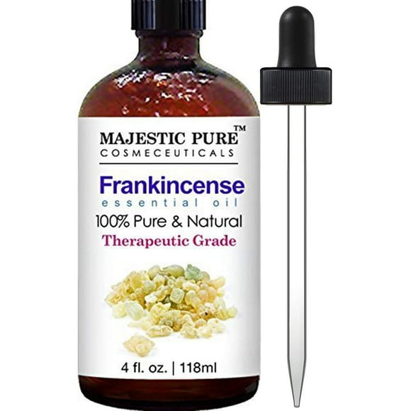 Majestic Pure Frankincense Essential Oil, 100% Pure and Natural, Frankincense Oil, 4 fl. oz.