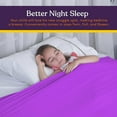 thumbnail image 5 of Special Supplies Compression Sheet for Kids – Breathable, Cool & Stretchy Alternative to Weighted Blankets – Sensory Blanket for Calming Sleep, Purple (Queen), 5 of 8