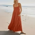 thumbnail image 2 of Chbgutlmr Summer Dresses for Women Sleevless Maxi Dress Scoop Neck Full Length Long Dress Casual Flowy Beach Sundress, 2 of 6