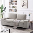 thumbnail image 4 of 2-Seat Sofa 71.25",Soft and Comfortable,Apartments Small Sofa, Suitable for Living Room, Bedroom,Removable Back Cushion and Easy toolSuitable, 4 of 8