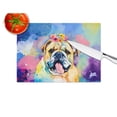 thumbnail image 4 of English Bulldog Hippie Dawg Glass Cutting Board Large 12 in x 15 in, 4 of 5