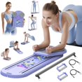 thumbnail image 1 of Tabla Reformer de Pilates DQI, 15 en 1, portátil, tapa de 181 kg, 1 of 7