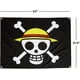 thumbnail image 1 of GE Animation GE-6468 One Piece Luffy's Straw Hat Pirate Flag Multi-colored, 31", 1 of 2