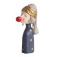 thumbnail image 1 of Estatuilla de la estatua de la decoración de la boda de la del hogar de la B Bufanda azul M Sunnimix Figura niña burbuja, 1 of 6