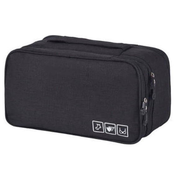 Robit 1 Pack Travel Storage Organizer Bag, Multi Compartment Portable Clothing Sorting Pouch, Lightweight Foldable Luggage Organizer for Travel