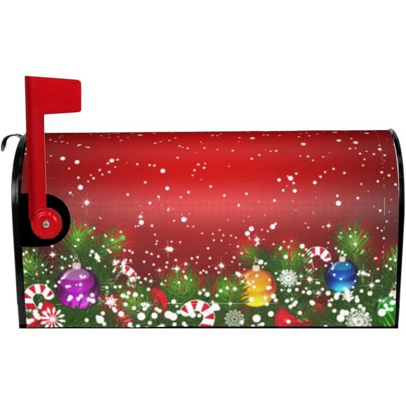 Couvre-boîte Magnétique Grande Taille Imperméable pour Lampe de Noël Boîte aux Lettres pour Cour Jardin Clôture Décoration 25.5x21 Po