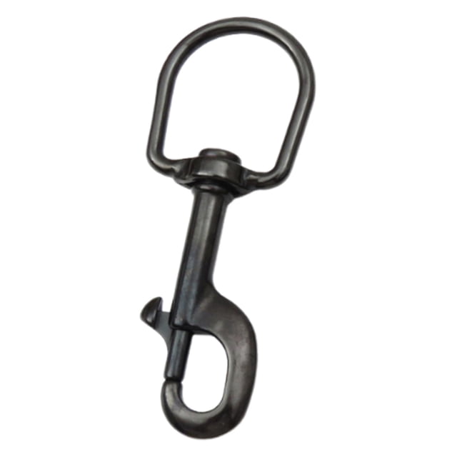 Mosquetón giratorio de un solo extremo con perno de ojo, clip de mosquetón para asta de bandera, multiusos, de acero inoxidable 316, para accesorios 120 mm
