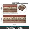 thumbnail image 7 of Red and Brown Christmas Pattern Kitchen Rugs Sets Of 2,Anti Fatigue Kitchen Mat Rugs Non Slip Washable,Decorative Kitchen Floor Mats for Kitchen,Sink,Laundry,17"x30"+17"x47", 7 of 7