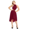 thumbnail image 3 of MSemis Woman's Chiffon Wedding Bridesmaid Dress Evening Party Prom Gown, 3 of 4