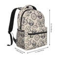 thumbnail image 2 of Balery Compass And Mountains In Bicycle Wheels Mochila Escolar Impresa, Mochila Ligera para Viajes Casual, Mochila Duradera y Cómoda Multifuncional, Mochila para Laptop-One Size, 2 of 5