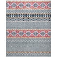 thumbnail image 2 of SAFAVIEH Madison Emmet Geometric Area Rug, Navy/Ivory, 6'7" x 6'7" Round, 2 of 2