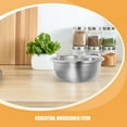 thumbnail image 3 of unbranded Bol Grande De Acero Inoxidable Para Mezcla Y Almacenamiento Con Ahorrador De Espacio, 3 of 8