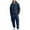 Navy, variant on VBVC No Boundarie Men's Oversized 2 Piece Cargo Set,Quarter Zip Sweatshirt and Jogger Pants Set,Fall Winter Stand Collar Outfit For Men,Brown,Size XXXL