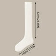 thumbnail image 3 of UAMVSH Women Knee High Fuzzy Socks Soft Long Thigh High Warm Stockings Cozy Plush Leg Warmer Socks, 3 of 7
