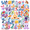 3A-50pcs, variant on 35pcs-50pcs Colorful Sea Stickers Ocean Animals Cute Stickers Cartoony Stickers for Laptops Phones Suitcase