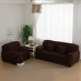 thumbnail image 4 of Ludlz Sofa Cover Flexible Removable Blended Fabric Protective Anti-slip Couch Slipcover Household Supplies, 4 of 8