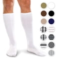 thumbnail image 2 of Core-Spun by Therafirm 20-30mmHg Moderate Support Compression Socks - Khaki, X-Large Short, 2 of 7