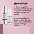 thumbnail image 3 of Vibriance Dynamic Duo Skincare Bundle | Super C Vitamin Serum, Retinol Skin Care Set - Age-Defying Night and Day Retinol and Vitamin C Serum for Face Routine Skincare Kit, 3 of 5