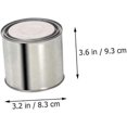 thumbnail image 2 of Pack of 5 Metal Paint Cans 9.3x8.3cm Airtight Tinplate Containers for Leftover Paint and Oil Painting Storage, 2 of 5