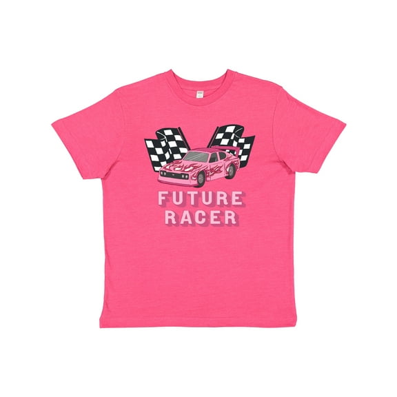 Inktastic Pink Future Racer Youth T-Shirt