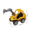 thumbnail image 4 of Toys for Boys and Girls 3-6 Years Xiaochengzi Kids Mini Construction Vehicle Toys Bulldozer Road Roller Excavator Model 1pcs Random Style, 4 of 6