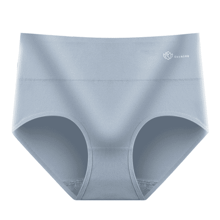 Fulorrnie Underwear for Women Comfort Briefs High Waisted Seamless Panty Sport Stretchable Elastic Waist Breathable Panties Blue M