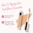 thumbnail image 5 of 100% PURE 2nd Skin Concealer (Fruit Pigmented), Shade 4, Full Coverage, Lightweight, Liquid Concealer for Face, Under Eyes, Vegan Makeup (For Medium Skin w/Warm Olive Undertones) - 0.17 Fl Oz, 5 of 8