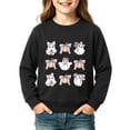 thumbnail image 4 of Boys Sweatshirts Halloween Print Crewneck Pullover Top Fall Winter Stylish Sweatshirts for Boys Size 3-4Y, 4 of 4