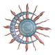 thumbnail image 4 of Escultura de pared de metal con decoración de luna y sol, estatua creativa, arte de pared, decoración para Azul, 4 of 9