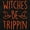 Black, variant on Halloween Witches Be Trippin Pun Girls Kids T Shirt Tees Teen Brisco Brands XS