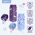thumbnail image 3 of bentgo Plastic Water Bottle 15 oz. Unicorn/Lavender Galaxy 2/Pack (BGKDWB2-1), 3 of 8