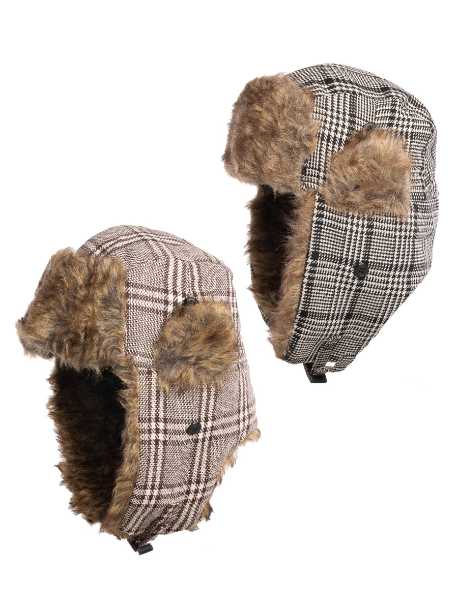 fur winter hat mens