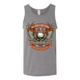 thumbnail image 2 of Wild Bobby, Lead Follow or Get The Hell Out Of The Way MC 1969 Motorcycle Pop Culture Mens Graphic Tank Top, Heather Grey, Small, 2 of 3