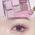 thumbnail image 4 of Heallor Tangram-paleta de sombras de ojos, pigmento de maquillaje, gusano de seda, resaltado líquido, 4 of 5