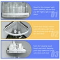thumbnail image 5 of unbranded 2pcs Wall Mounted Bathroom Shelf with Adhesive Shower Shelf for for Toilet Dorm Kitchen, 5 of 8