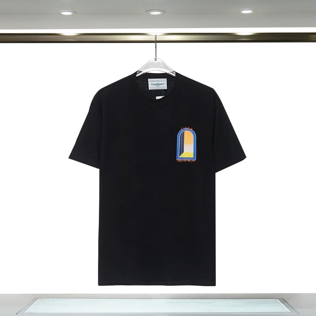 Commerce Extérieur Nouveau Casablanca T-shirt à Manches Courtes Dreamland logo Imprimé Lettre Distinctif Col Rond