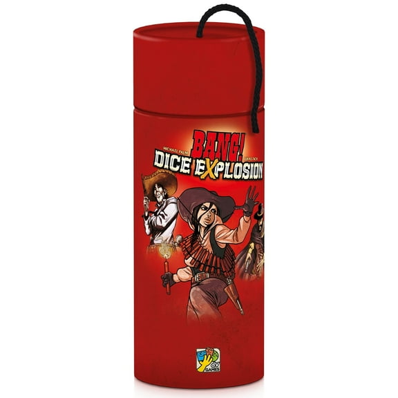 BANG! Dice Explosion - Dice Rolling Competitive Game, Previous Expansions Included, Character Cards, Western Themed, Ages 8 , 3-8 Players, 15 Mins