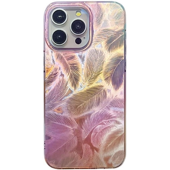 Designed for iPhone Case,Luxury Electroplated Ultra Thin Heat Dissipation with Camera Lens Protection Shockproof Protective Cover Phone Case (iPhone 15,Pink)