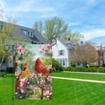 thumbnail image 3 of VOCHIC Spring Cardinal Garden Flag Spring Summer Magnolia Flower Garden Flags 12x18 Inch Double Sided Burlap Red Bird House Welcome Flag for Holiday Farmhouse Yard Outdoor Decor(ONLY FLAG), 3 of 7