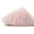 thumbnail image 5 of Xfvqtps Fluffy Slippers for Women Winter Warm Slip on Solid Color Furry Cozy Indoor and Outdoor Plush Shoes Pink, 5 of 8