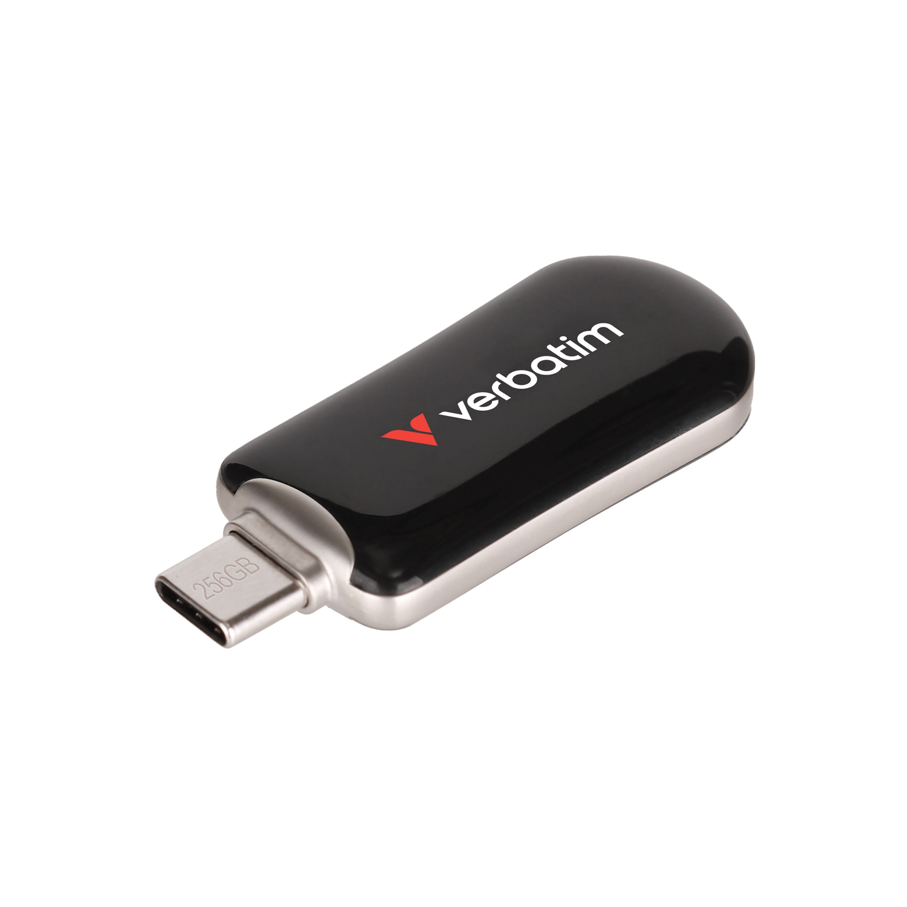 Verbatim 256GB Plectra USB-C Flash Drive – Black