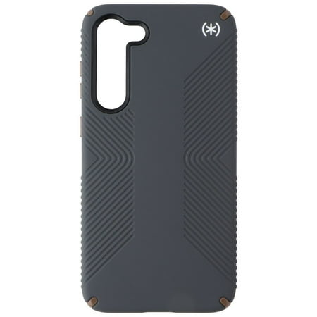 Speck - Presidio2 Grip Case for  Samsung Galaxy S23+ - Charcoal Grey/Cool Bronze/White