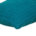 thumbnail image 3 of Parkland Collection Transitional Solid Blue Rectangle 14" X 26" Pillow, 3 of 4