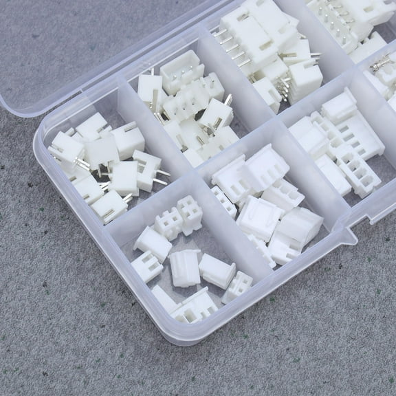 HEATSHAKING Male and Female Connectors 150Pcs for Compatibility in White Color