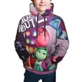 thumbnail image 5 of Lsque inside out 2 Patten Youth Hoodie Sweatshirt Pullover with Kangaroo Pocket Boys and Girls Hoodie Warm Hoodie for Kids, 5 of 8