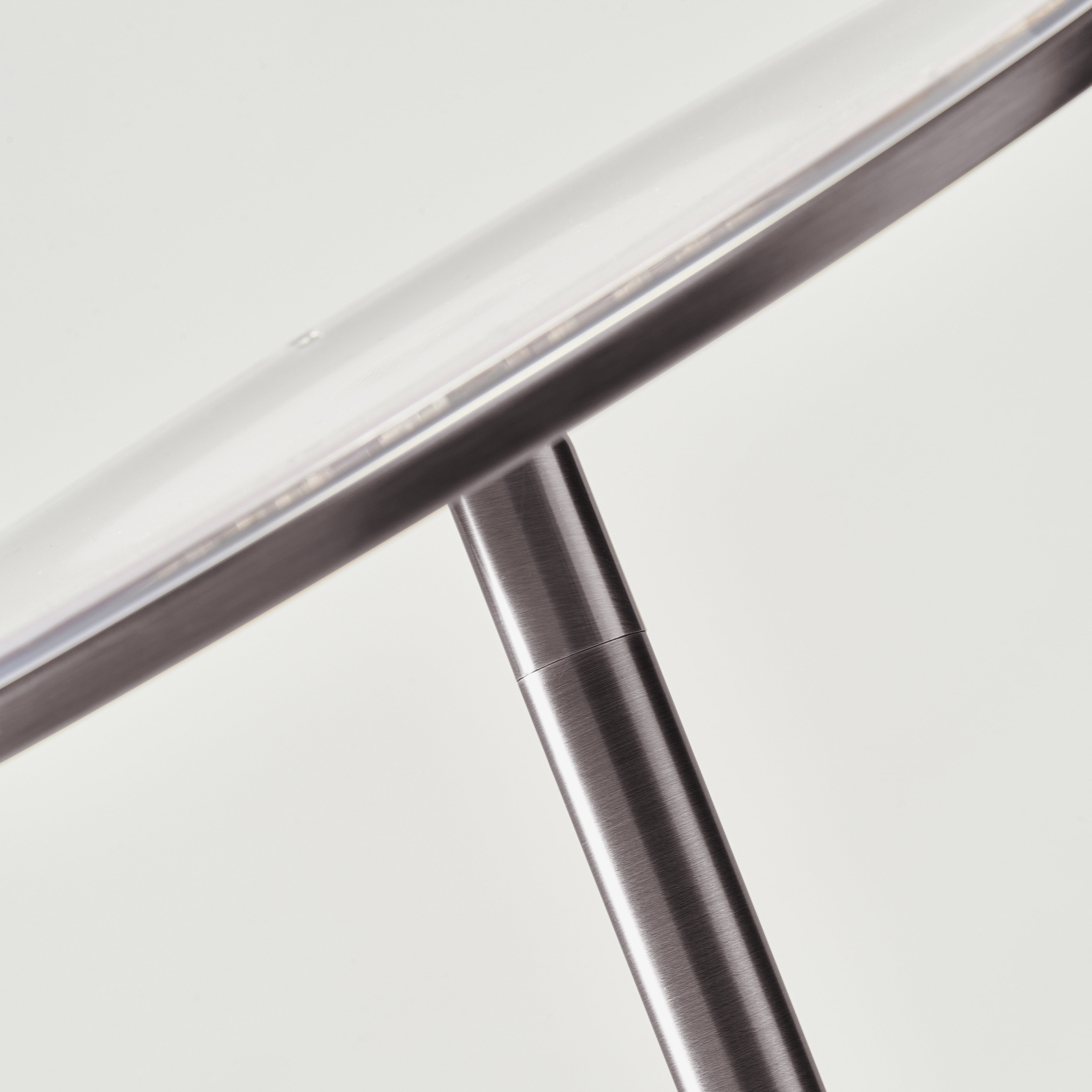 Brightech Sky LED Torchiere Super Bright Standing Floor Lamp, Brushed Nickel