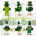 thumbnail image 3 of CVLNCYCLING Clearance St Patricks Day Party Decorations,St Patrick's Day Cute Bird Decoration Ornament Easter Dwarf Doll, 3 of 11