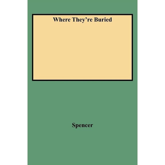 Where They're Buried, (Paperback)